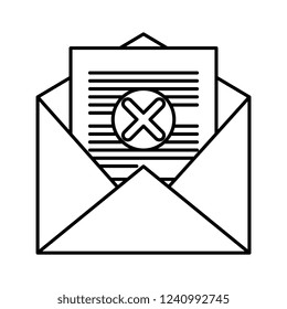 envelope mail isolated icon