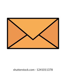 envelope mail isolated icon