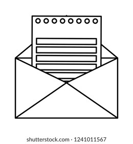 envelope mail isolated icon