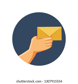 envelope mail isolated icon