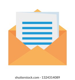 envelope mail isolated icon