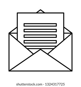envelope mail isolated icon