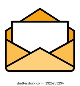 envelope mail isolated icon