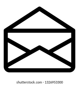 envelope mail isolated icon