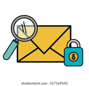 envelope mail isolated icon