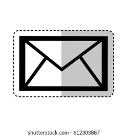 envelope mail isolated icon