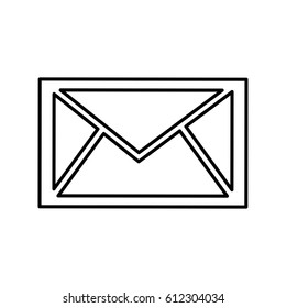 envelope mail isolated icon