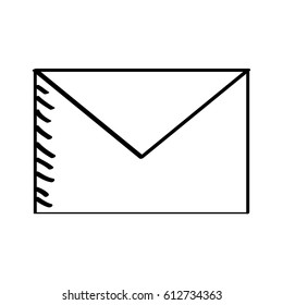 envelope mail isolated icon