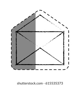 envelope mail isolated icon