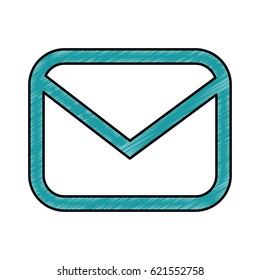 envelope mail isolated icon