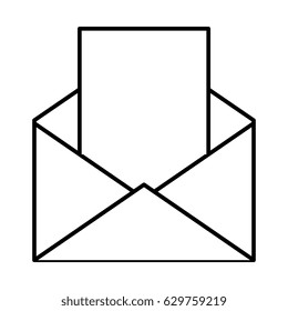 envelope mail isolated icon