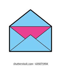 envelope mail isolated icon