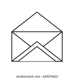 envelope mail isolated icon