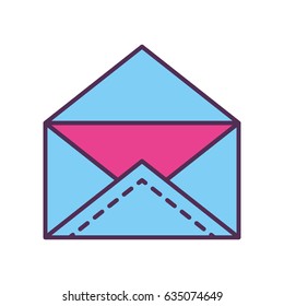 envelope mail isolated icon