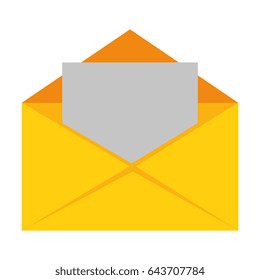 envelope mail isolated icon
