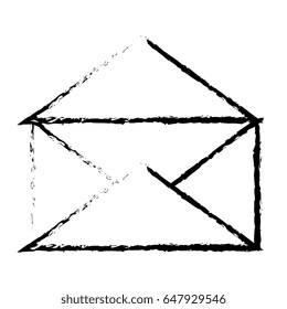 envelope mail isolated icon