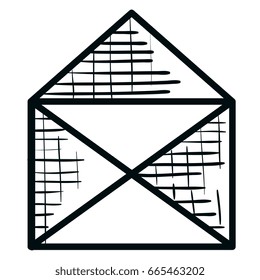 envelope mail isolated icon