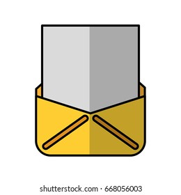 envelope mail isolated icon