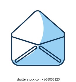 envelope mail isolated icon