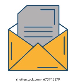 envelope mail isolated icon