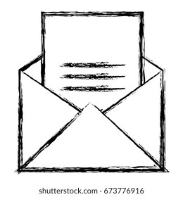 envelope mail isolated icon