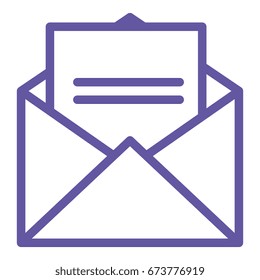 envelope mail isolated icon