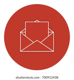 envelope mail isolated icon