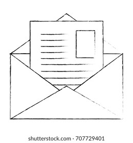 envelope mail isolated icon