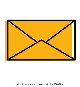 envelope mail isolated icon