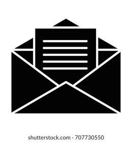 envelope mail isolated icon