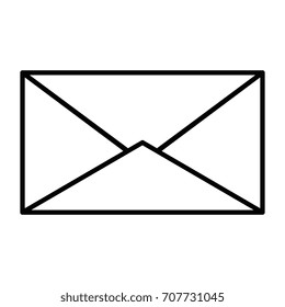 envelope mail isolated icon