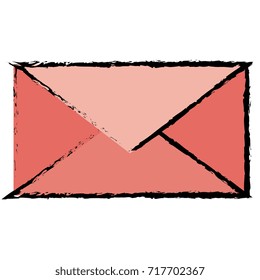 envelope mail isolated icon