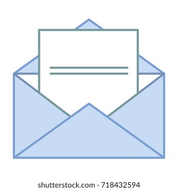 envelope mail isolated icon