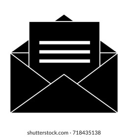 envelope mail isolated icon
