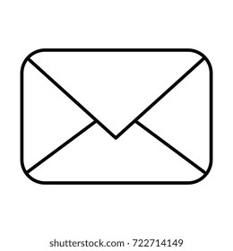 envelope mail isolated icon