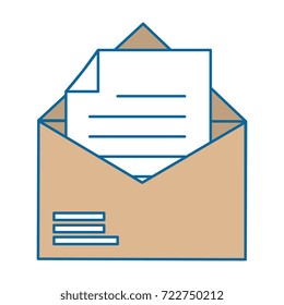 envelope mail isolated icon