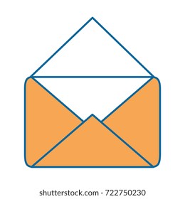 envelope mail isolated icon