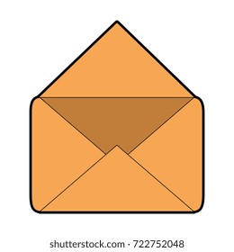 envelope mail isolated icon