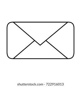 envelope mail isolated icon