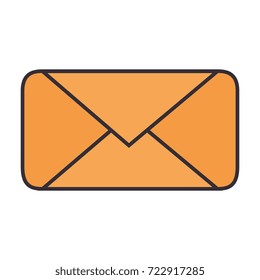 envelope mail isolated icon