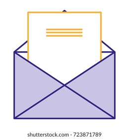 envelope mail isolated icon
