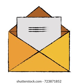 envelope mail isolated icon