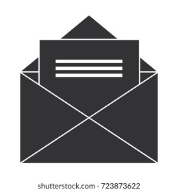 envelope mail isolated icon