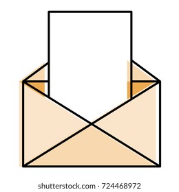 envelope mail isolated icon