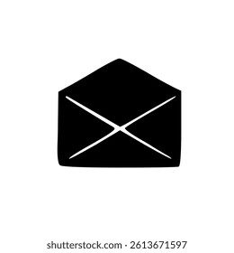 Envelope mail isolated icon stock illustration