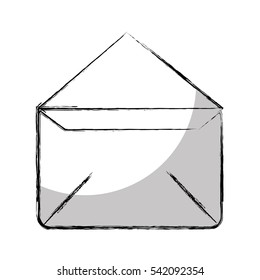 envelope mail isolated icon vector illustration design