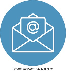 Envelope Mail Isolated Vector icon which can easily modify or edit

