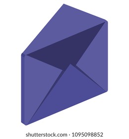 envelope mail isometric icon