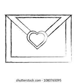 envelope mail message with heart