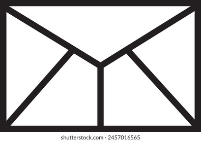 Envelope, mail, message. icon design eps 10